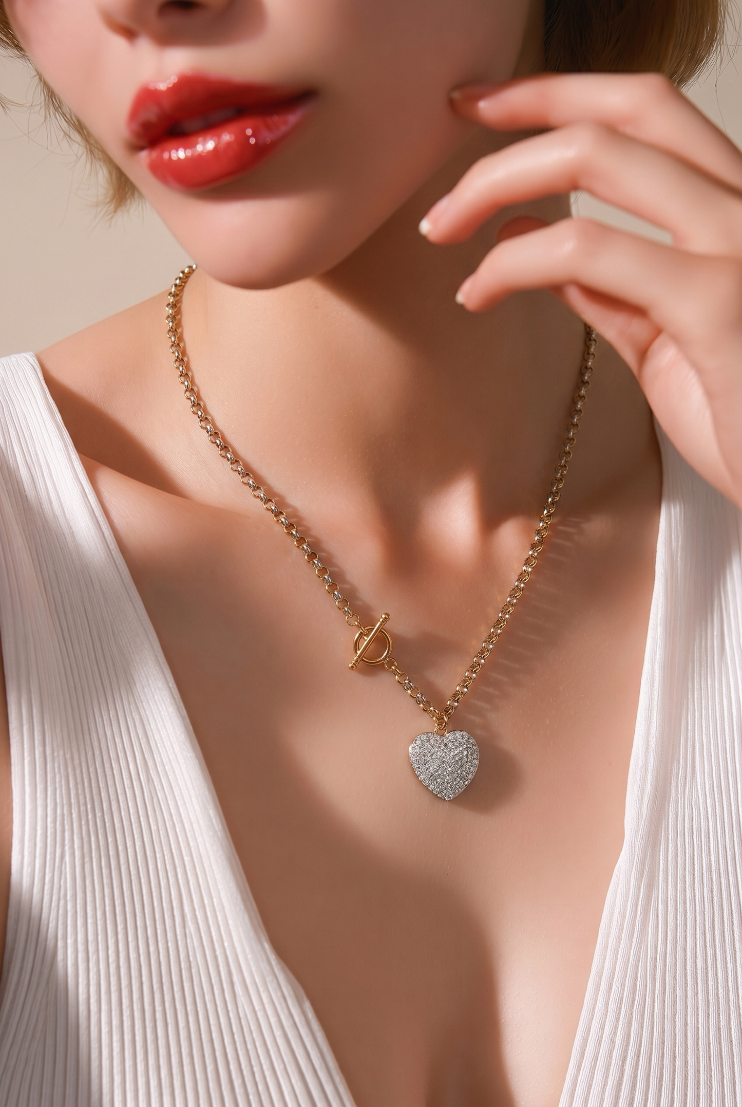 Coure Set (Necklace/Earrings)